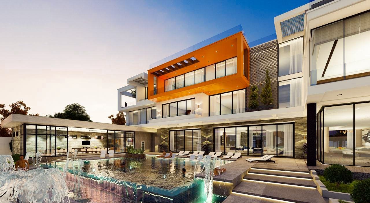 Villa Sen Sok, a 4,000 sqm INTEGRA residence with facade glazing and aquatic facility