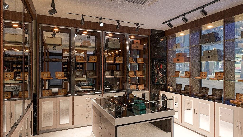Cigar Shop Poipet retail interior